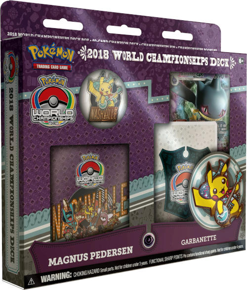 Pokemon 2018 World Championships Deck - Magnus Pedersen (Garbanette)